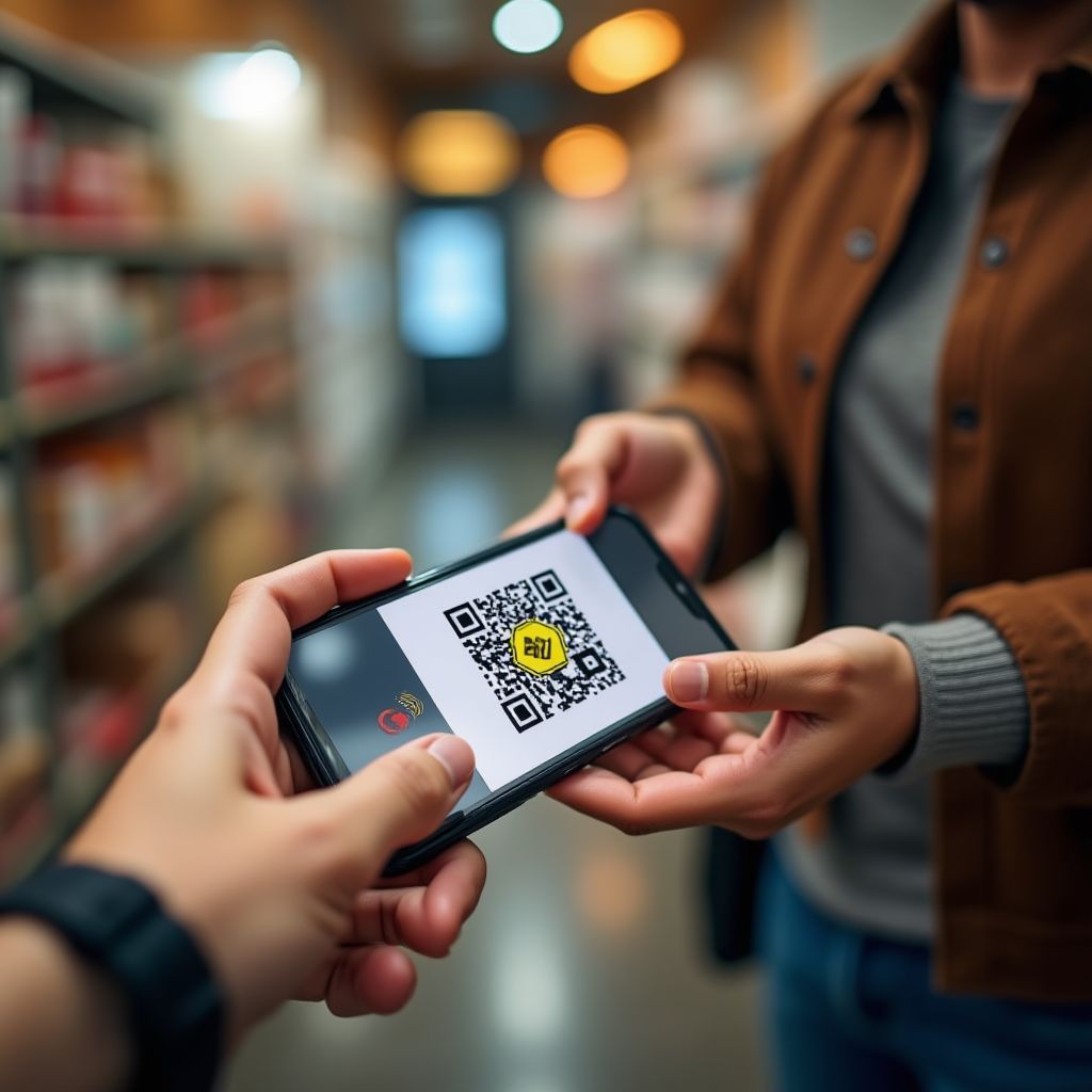 Pago mediante código QR en comercio